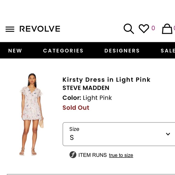 REVOLVE Steve Madden Kirsty Butterfly Dress in Light Pink Size Small - Picture 5 of 10